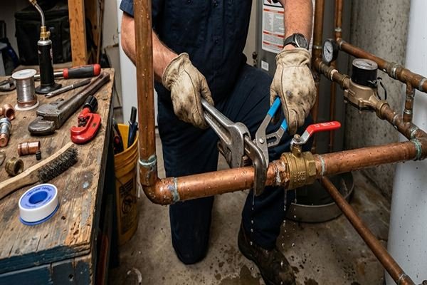 Copper Pipe Pinhole Repair